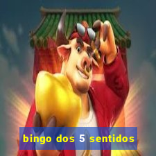 bingo dos 5 sentidos